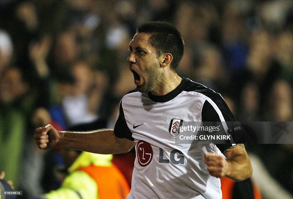 Fulham's American midfielder Clint Demps