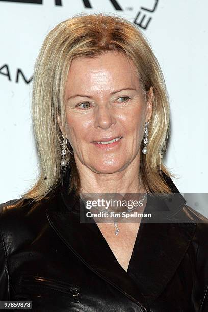 Anni-Frid Prinsessan Reuss of ABBA attends the 25th Annual Rock and Roll Hall of Fame Induction Ceremony at Waldorf=Astoria on March 15, 2010 in New...
