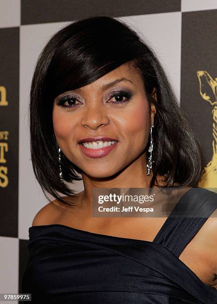Actress Taraji P. Henson arrives at the 25th Film Independent Spirit Awards held at Nokia Theatre L.A. Live on March 5, 2010 in Los Angeles,...