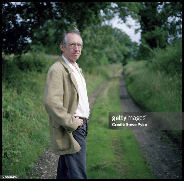 Author Ian McEwan poses for a portrait session on August 11 High Wycombe,GBR.