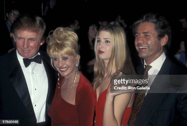 Donald Trump, Ivana Trump, Ivanka Trump, and Roffredo Gaetani