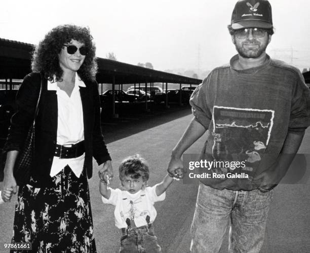 Amy Irving and Steven Spielberg with Son Max