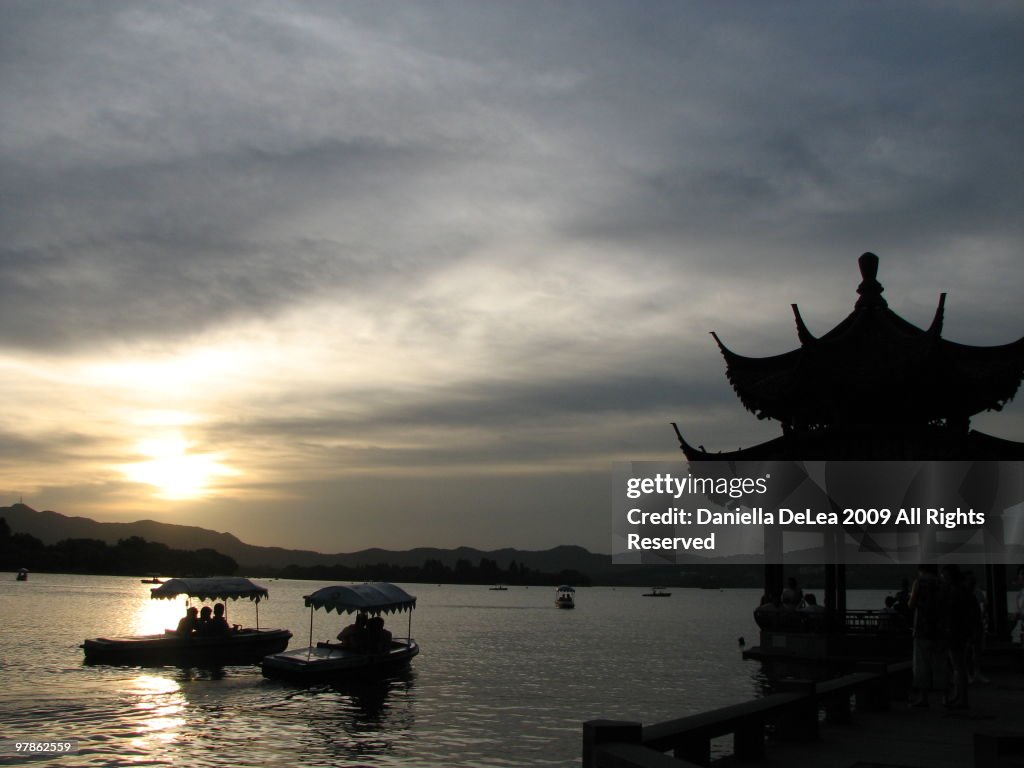 Hangzhou at Sunset