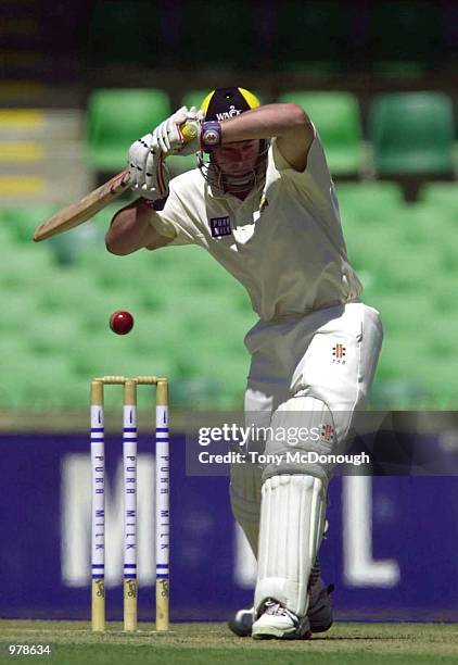 Scott Meuleman of Western Australia makes his debut in the Pura Cup match between the Tasmanian Tigers and the Western Wariors played at the WACA...