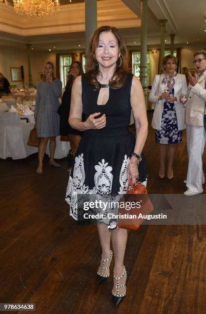 Vicky Leandros attends the 1st Ladies Lunch in cooperation with Eagles Charity Golf Club at the Hotel Suellberg on June 19, 2018 in Hamburg, Germany.