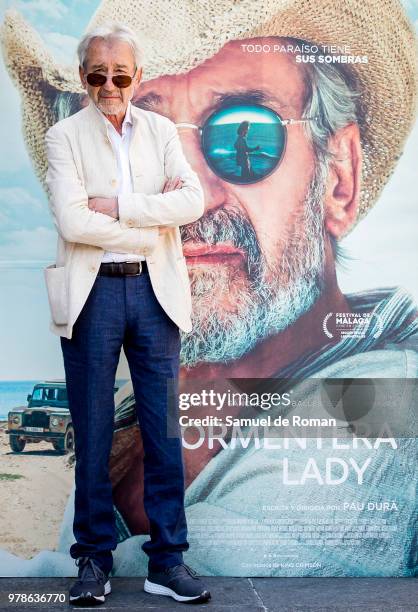 Jose Sacristan attends 'Formentera Lady' Madrid photocall on June 19, 2018 in Madrid, Spain.