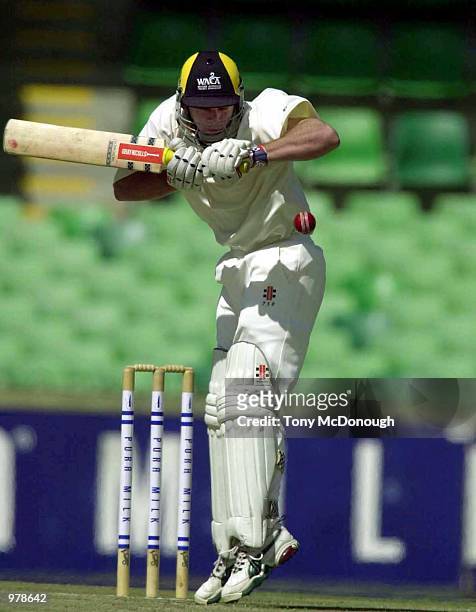 Scott Meuleman of Western Australia makes his debut in the Pura Cup match between the Tasmanian Tigers and the Western Wariors played at the WACA...