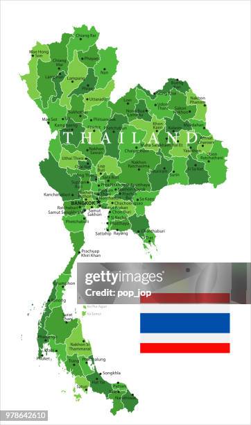 15 - thailand - grün isoliert 10 - chiang mai stock-grafiken, -clipart, -cartoons und -symbole