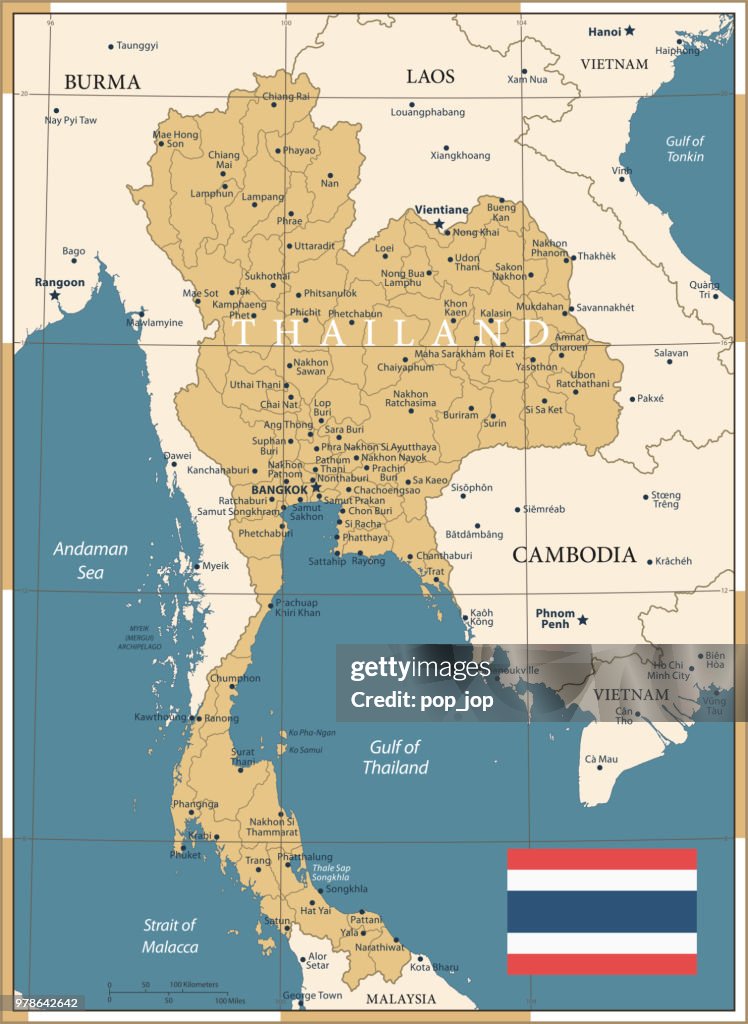 22 - Thailand - Vintage Golden Dark 10