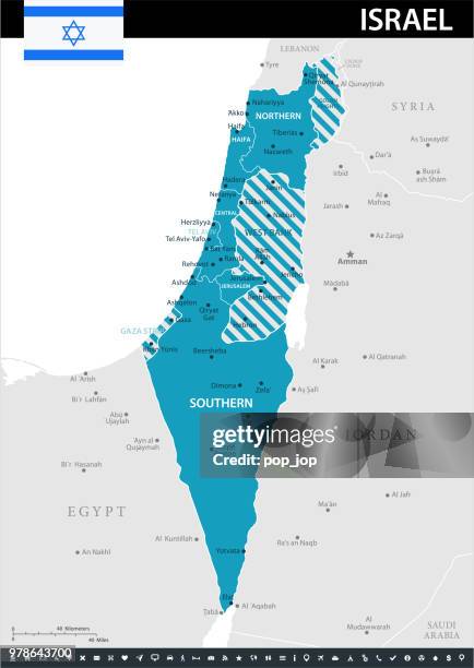 10 - israel - murena 10 - netanya stock illustrations