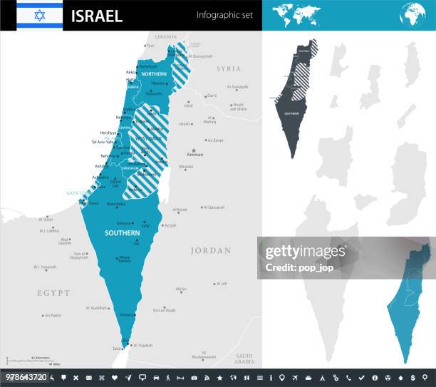 illustrazioni stock, clip art, cartoni animati e icone di tendenza di 09 - israele - murena infographic short 10 - negev