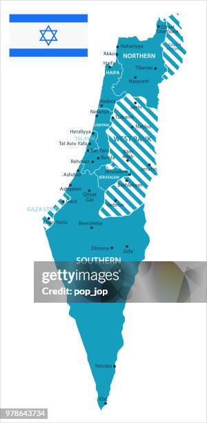 stockillustraties, clipart, cartoons en iconen met 11 - israël - murena geïsoleerd 10 - negev