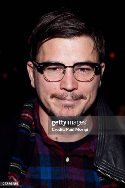 Actor Josh Hartnett attends the L.A.M.B. After-party during Mercedes-Benz Fashion Week Fall 2010 at Milk Studios on February 11, 2010 in New York...