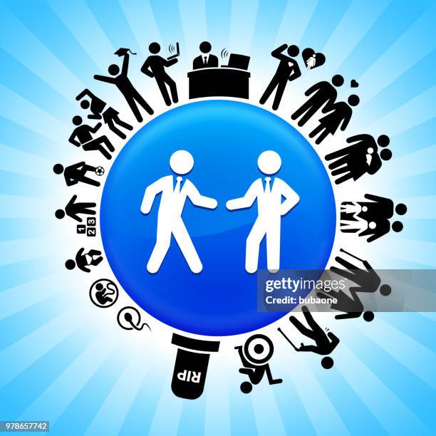networking businessmen lifecycle stages of life background - diaper teen stock illustrations