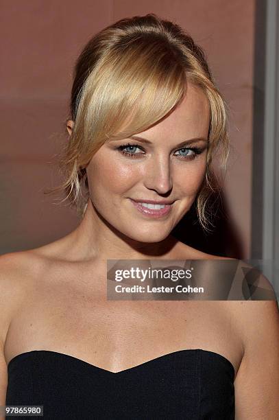 Actress Malin Akerman attends the Ferrari 458 Italia auction event to benefit Haiti held at Fleur de Lys on March 18, 2010 in Los Angeles, California.