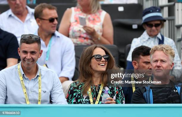 Kim Murray looks on during Day Two of the Fever-Tree Championships at Queens Club on June 19, 2018 in London, United Kingdom.