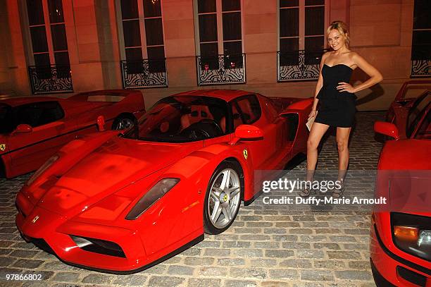 Actress Malin Ackerman attends Ferrari 458 Italia Brings Funds for Haiti Relief at Fleur de Lys on March 18, 2010 in Los Angeles, California.