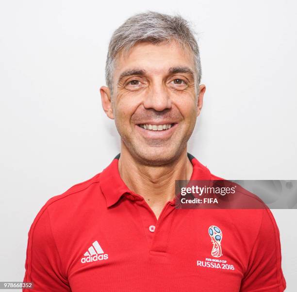 Official Portrait of Elenito Di Liberatore from Italy for the FIFA World Cup Russia 2018 on April 19, 2018 in Russia.