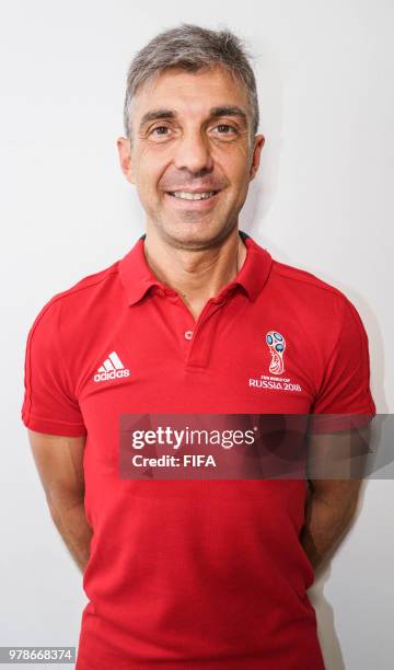 Official Portrait of Elenito Di Liberatore from Italy for the FIFA World Cup Russia 2018 on April 19, 2018 in Russia.