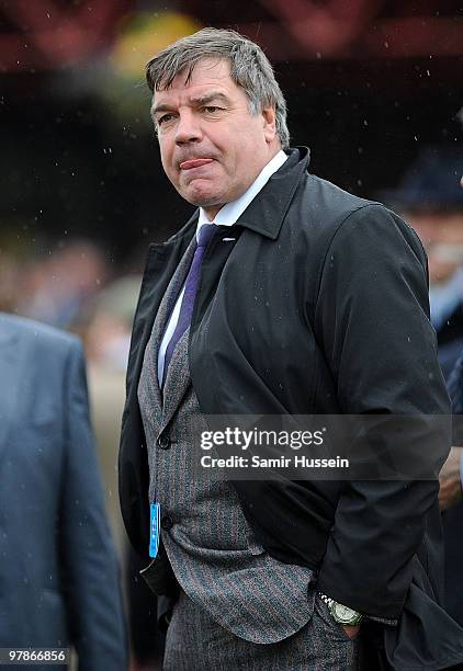 Blackburn manager Sam Allardyce attends Gold Cup day of the Cheltenham Festival on March 19, 2010 in Cheltenham, England.