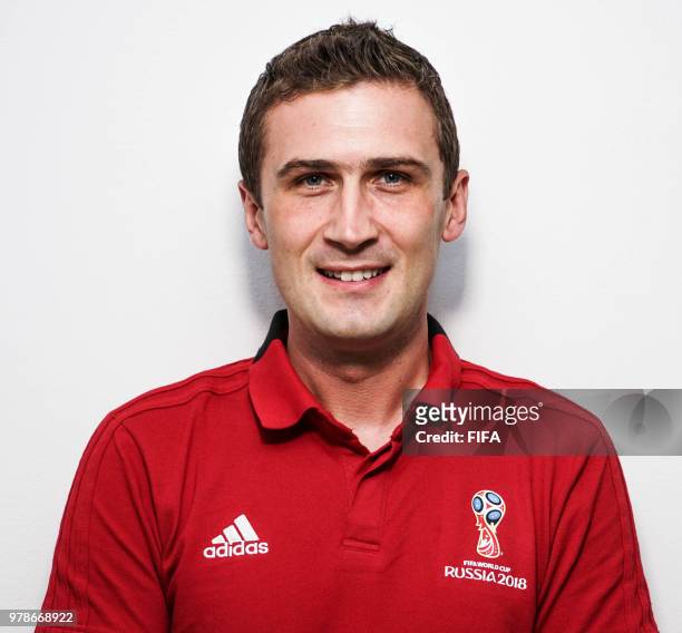 Official Portrait of Lount Simon from New Zealand for the FIFA World Cup Russia 2018 on April 24, 2018 in Russia.