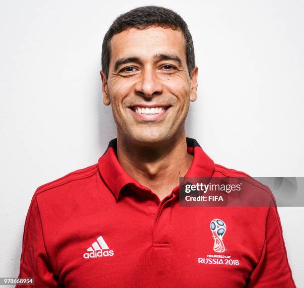 Official Portrait of Marcelo VanGasse of Brazil for the FIFA World Cup Russia 2018 on April 24, 2018 in Russia.
