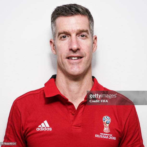 Official Portrait of Matthew Conger from New Zealand for the FIFA World Cup Russia 2018 on April 24, 2018 in Russia.