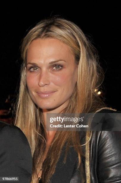 Actress Molly Sims attends the Ferrari 458 Italia auction event to benefit Haiti held at Fleur de Lys on March 18, 2010 in Los Angeles, California.