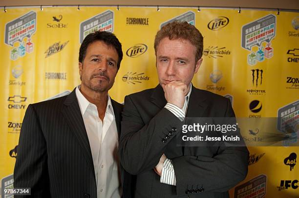 John Romita Jr. And Mark Millar attend a screening of ''Kick-Ass'' during the 2010 SXSW Festival at Paramount Theater on March 12, 2010 in Austin,...