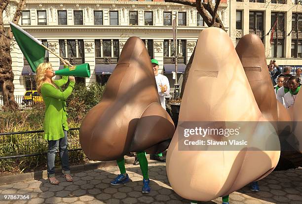 Actress Alison Sweeney attends Zyrtec's "Race Against Your Allergies" at Madison Square Park on March 19, 2010 in New York City.