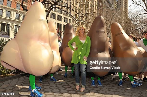 Actress Alison Sweeney attends Zyrtec's "Race Against Your Allergies" at Madison Square Park on March 19, 2010 in New York City.