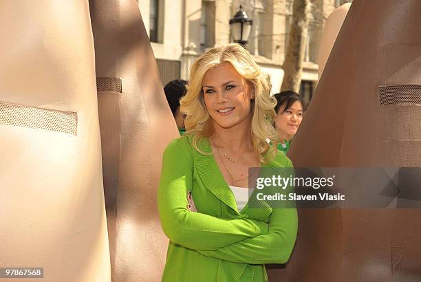 Actress Alison Sweeney attends Zyrtec's "Race Against Your Allergies" at Madison Square Park on March 19, 2010 in New York City.