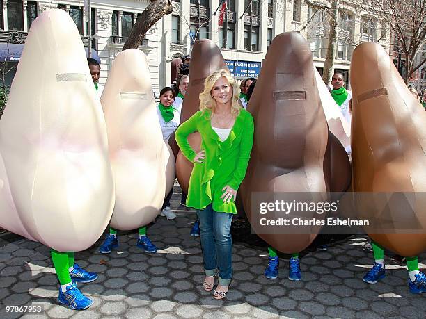 Actress Alison Sweeney hosts Zyrtec "Race Against Your Allergies" at Madison Square Park on March 19, 2010 in New York, New York.