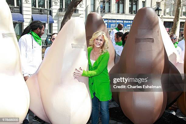 Actress Alison Sweeney hosts Zyrtec "Race Against Your Allergies" at Madison Square Park on March 19, 2010 in New York, New York.