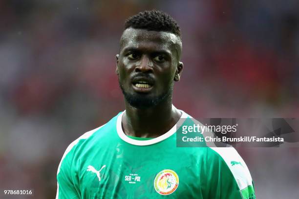Baye Niang of Senegal looks on during the 2018 FIFA World Cup Russia group H match between Poland and Senegal at Spartak Stadium on June 19, 2018 in...