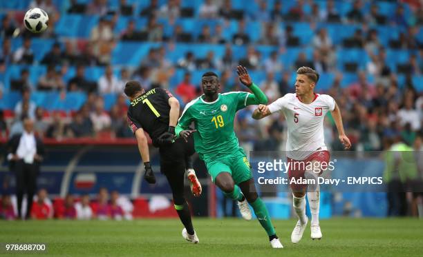 Senegal's M'Baye Niang scores his side's second goal of the game Poland v Senegal - FIFA World Cup 2018 - Group H - Spartak Stadium .