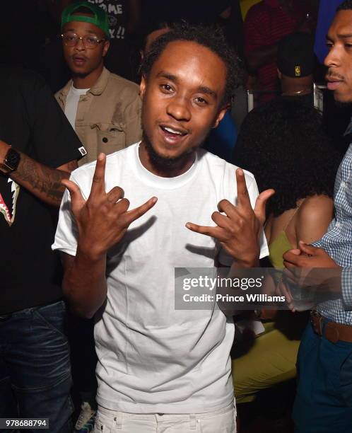 Slim Jxmmy attends the Birthday Bash Finale at Tongue & Groove City on June 19, 2018 in Atlanta, Georgia.