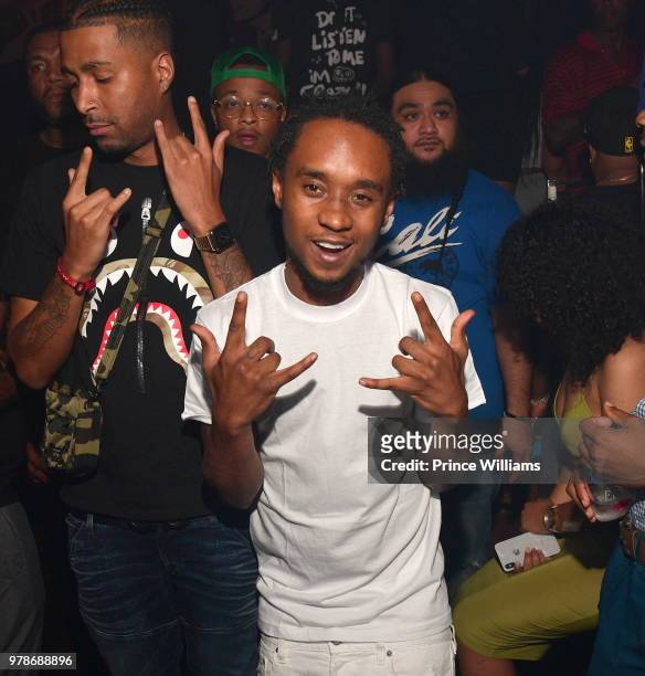 Slim Jxmmy attends the Birthday Bash Finale at Tongue & Groove City on June 19, 2018 in Atlanta, Georgia.