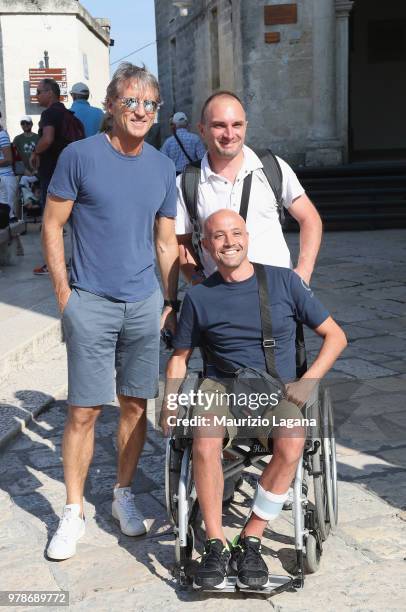 Head coach of Italy Roberto Mancini in Matera prior FIGC 120 Years Exhibition on June 19, 2018 in Matera, Italy.