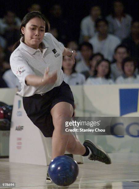 Shahlin Zulkifli of Malaysia in action on the 2nd day of the CGU Asian Bowling Tour, Malaysia at the Sunway Pyramid Megalanes, Petaling Jaya,...
