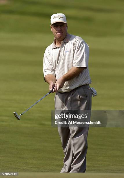 Hal Sutton competes in the second round of the Honda Classic, March 12, 2004 at Palm Beach Gardens, Florida.