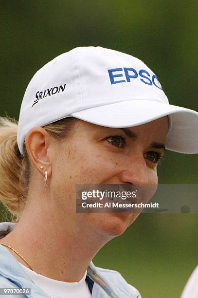 Karrie Webb competes during the second round of the 2005 Franklin American Mortgage Championship at Vanderbilt Legends Club in Franklin, Tennessee on...