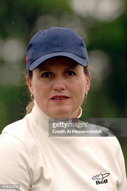 Lorie Kane competes during the second round of the 2005 Franklin American Mortgage Championship at Vanderbilt Legends Club in Franklin, Tennessee on...