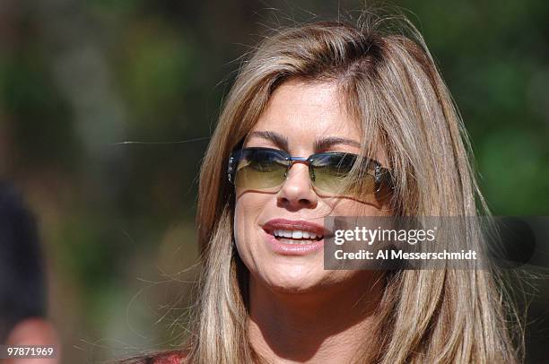 Tournament sponsor Kathy Ireland participates in activities during the third round of the 2005 Mitchell Company Tournament of Champions at The...