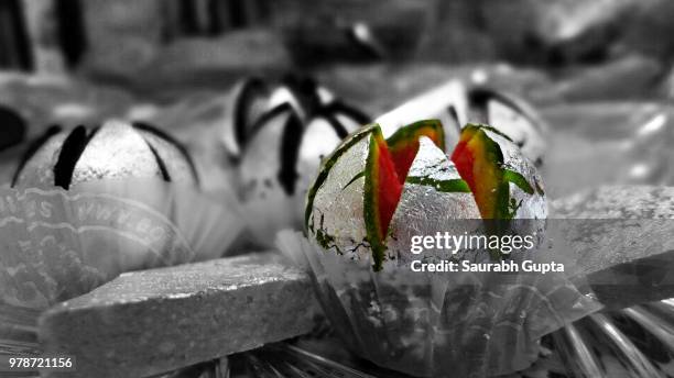 indian sweets (mithai) - mithai stock pictures, royalty-free photos & images