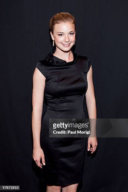 Actor Emily VanCamp attends the Planned Parenthood Federation Of America 2010 Annual Awards Gala at the Hyatt Regency Crystal City on March 18, 2010...