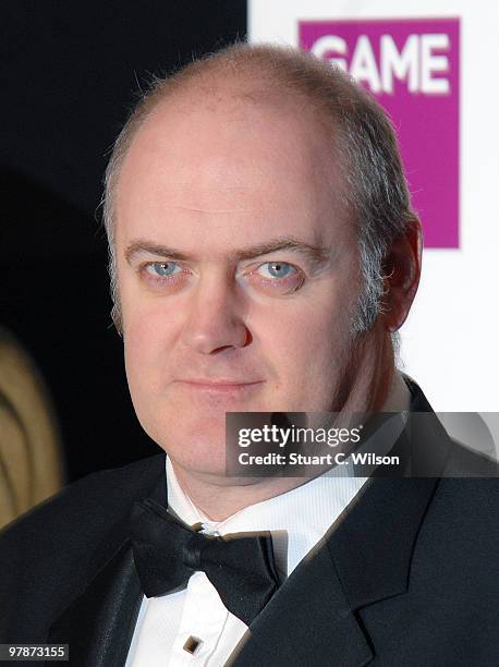 Dara O'Briain arrives for the BAFTA Video Games Awards at the Hilton, Park Lane on March 19, 2010 in London, England.