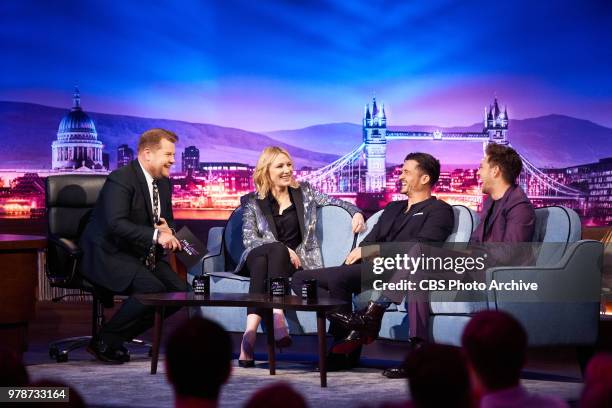 The Late Late Show with James Corden in London, airing Monday, June 18 with guests Cate Blanchett, Orlando Bloom, and Niall Horan.