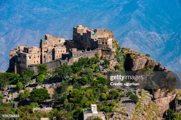 ville au yémen. - yemen photos et images de collection