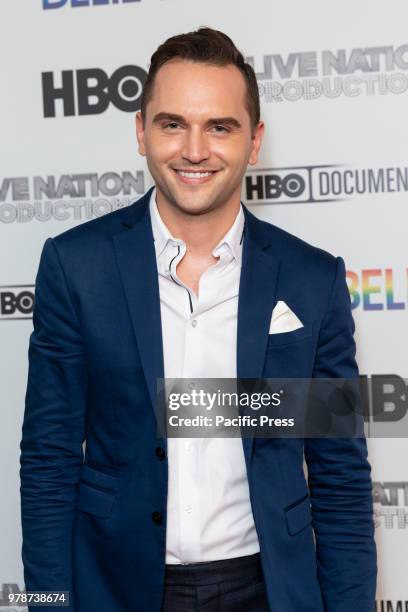 Baker Machado attends HBO documentary premiere at Metrograph.